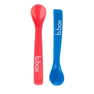 b.box baby spoon - red/blue