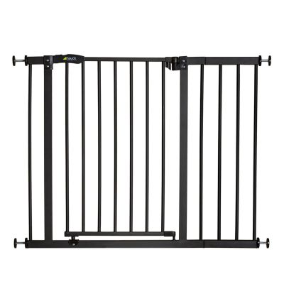 Hauck Close N Stop Pressure Fix Safety Gate + 21cm Extension - Charcoal