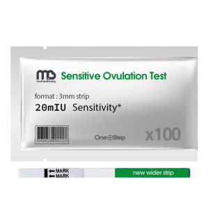 100 x Sensitive Ovulation Test Strips (20 mIU),