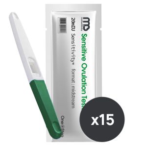 15 x sensitive midstream ovulation tests ( 20mIU),