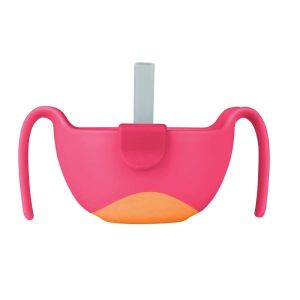 b.box Bowl and straw - Strawberry Shake