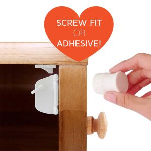 Hidden Cabinet and Drawer Locks x 4,