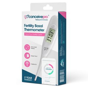 XL Fertility Basal Thermometer (Celsius & Fahrenheit) ,