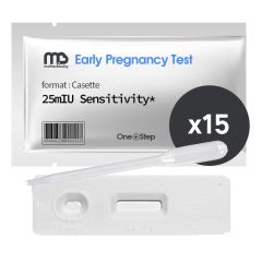 15 x Pregnancy Test Casettes ( 25 miu)