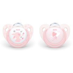 NUK Baby Rose Silicone Soother