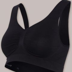 Carriwell Seamless Maternity Bra Black