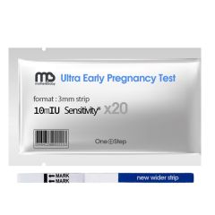 20 x Ultra Early Pregnancy Test Strips - 10 mIU Sensitivity