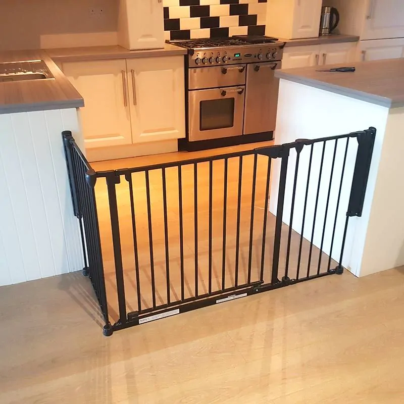 Wide wooden stair gate hotsell