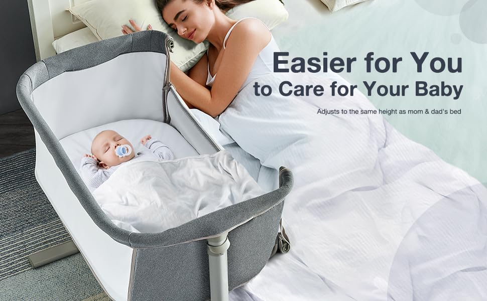 babasafe 2 in 1 cosleeper & crib